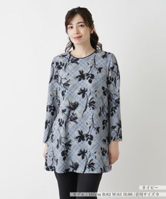 ＜Leilian (Women)＞洗えるきれいめチュニックブラウス