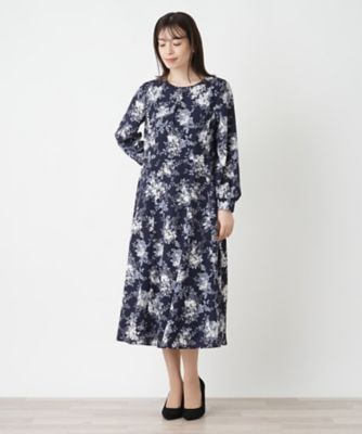 【美品】 Leilian レリアン 洗えるフレアワンピース SIZE 9 110982_ds07.jpg?20250609152855