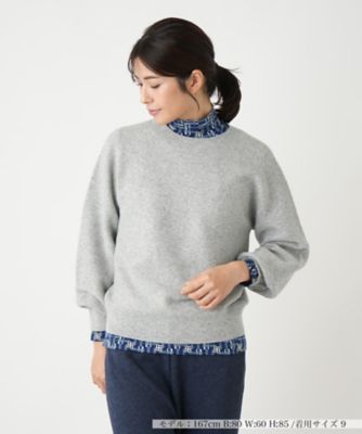 ボリュームスリーブニット【Ｌｅｉｌｉａｎ　ＷＨＩＴＥ　ＬＡＢＥＬ】