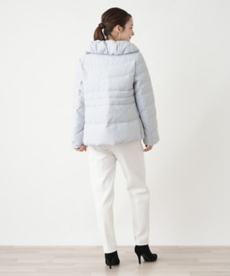 ショールカラーダウンコート【Leilian WHITE LABEL