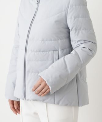 Leilian ダウンジャケット ショート レリアン 現行 ショールカラー