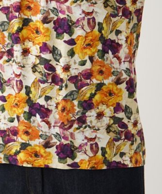 Leilian / レリアン カットソー【ROCHAS Premiere】【RATTI】 プリントTシャツ【ROCHAS Premiere】 | Leilian