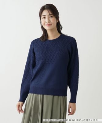 ＜BOURGE (Women)＞クルーネックニット【ＴＨＥ　ＮＥＷ】
