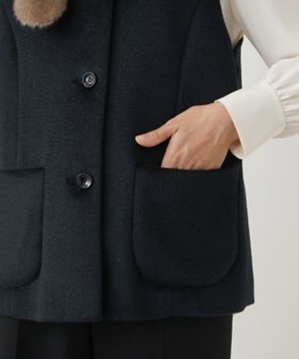 ノーカラーベスト