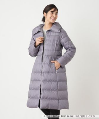 ＜Leilian (Women)＞ロングダウンコート【Ｌｅｉｌｉａｎ　ＷＨＩＴＥ　ＬＡＢＥＬ】