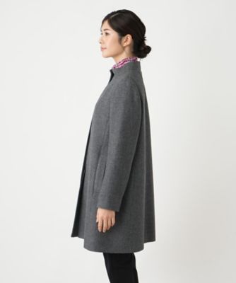 スタンドカラーコート【Ｌｅｉｌｉａｎ　ＷＨＩＴＥ　ＬＡＢＥＬ】