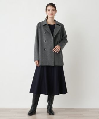 レリアン ショートコート 店舗人気】フード付きショートコート|レリアン プラスハウス