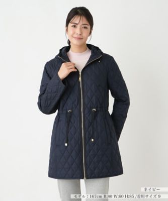 ＜Leilian (Women)＞フーデッドコート【Ｌｅｉｌｉａｎ　ＷＨＩＴＥ　ＬＡＢＥＬ】