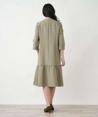 ストレッチフレアワンピース【ＴＨＥ　ＮＥＷ】【Ｌｅｉｌｉａｎ　ＷＨＩＴＥ　ＬＡＢＥＬ】