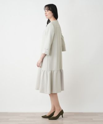 ストレッチフレアワンピース【ＴＨＥ　ＮＥＷ】【Ｌｅｉｌｉａｎ　ＷＨＩＴＥ　ＬＡＢＥＬ】