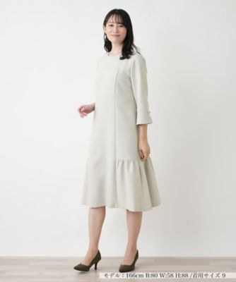 ストレッチフレアワンピース【ＴＨＥ　ＮＥＷ】【Ｌｅｉｌｉａｎ　ＷＨＩＴＥ　ＬＡＢＥＬ】