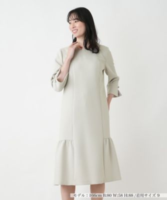 ストレッチフレアワンピース【ＴＨＥ　ＮＥＷ】【Ｌｅｉｌｉａｎ　ＷＨＩＴＥ　ＬＡＢＥＬ】