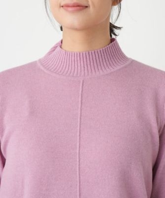 バイカラーハイネックニット【Leilian WHITE LABEL