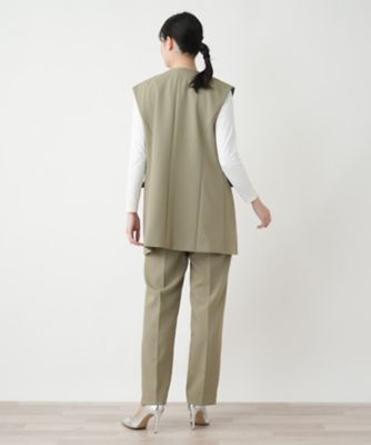 センタープレスパンツ【ＴＨＥ　ＮＥＷ】【Ｌｅｉｌｉａｎ　ＷＨＩＴＥ　ＬＡＢＥＬ】