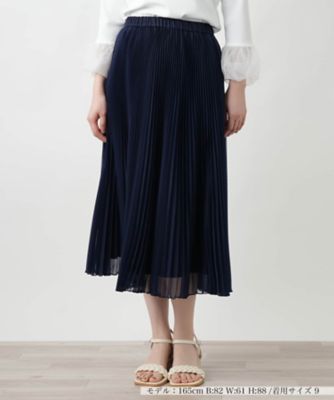 ＜BOURGE (Women)＞アコーディオンプリーツスカート【ＢＯＵＲＧＥ】