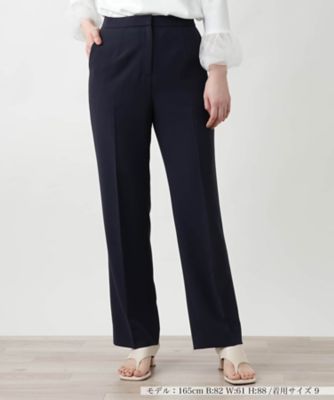 ＜BOURGE (Women)＞センタープレスパンツ【ＢＯＵＲＧＥ】