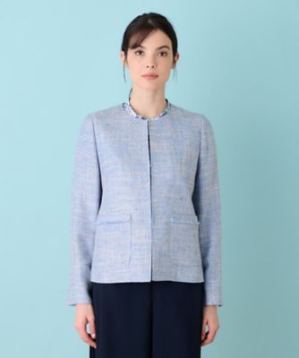ノーカラージャケット | Leilian (Women)/レリアン | 三越伊勢丹