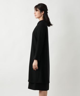 タグ付美品　レリアン9号　 洗えるブラックフォーマルワンピース 102089_db01.jpg?20250612144331
