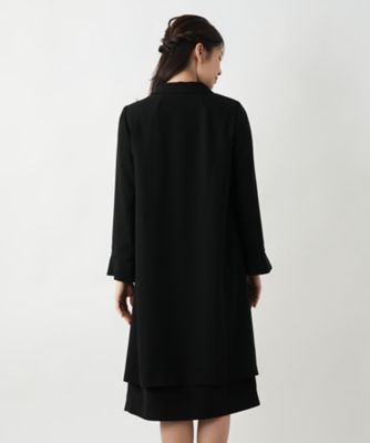 新品未使用　カタログ掲載品　レリアン　レースワンピースブラック ワンピースアンサンブル【ブラックフォーマル】 | Leilian