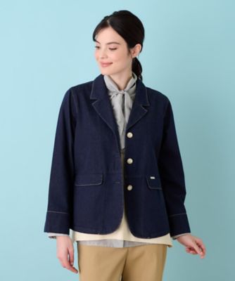 ＜Leilian (Women)＞洗えるジャケット【Ｌ　ＪＥＡＮＳ】