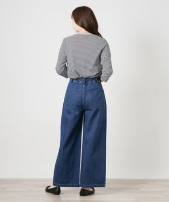 洗えるワイドパンツ【Ｌ　ＪＥＡＮＳ】