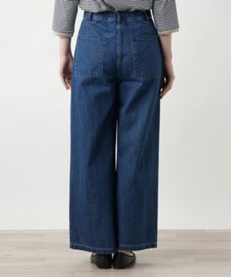 洗えるワイドパンツ【Ｌ　ＪＥＡＮＳ】