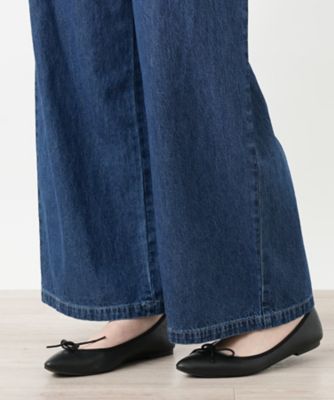 洗えるワイドパンツ【Ｌ　ＪＥＡＮＳ】
