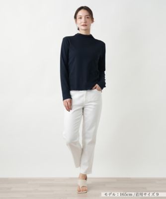クロップドホワイトデニム【L JEANS】 | Leilian (Women