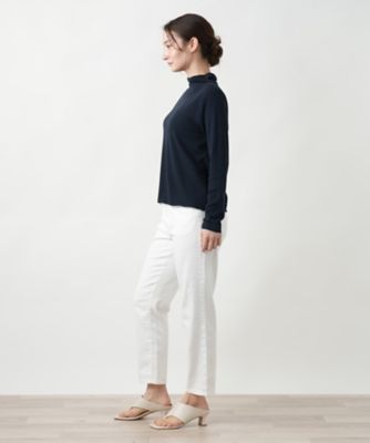 クロップドホワイトデニム【L JEANS】 | Leilian (Women