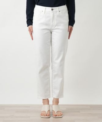 クロップドホワイトデニム【L JEANS】 | Leilian (Women