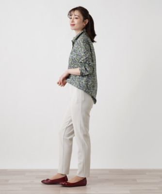 小花柄シャツ