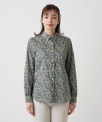 小花柄シャツ