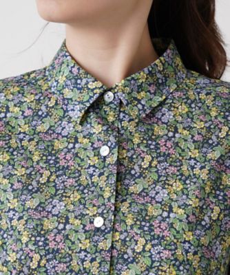 小花柄シャツ