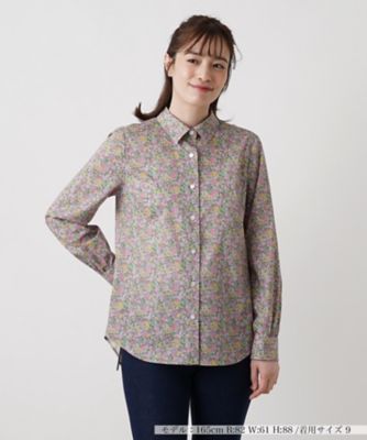 小花柄シャツ