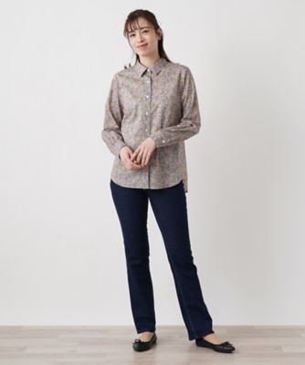 小花柄シャツ