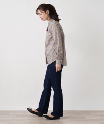 小花柄シャツ
