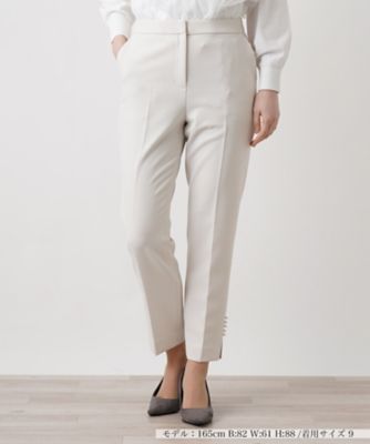 ＜Leilian (Women)＞ヘムスリットテーパードパンツ
