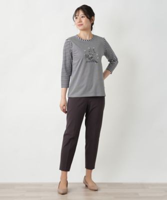 ストレッチクロップドパンツ
