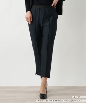 ＜Leilian (Women)＞センタープレスクロップドパンツ