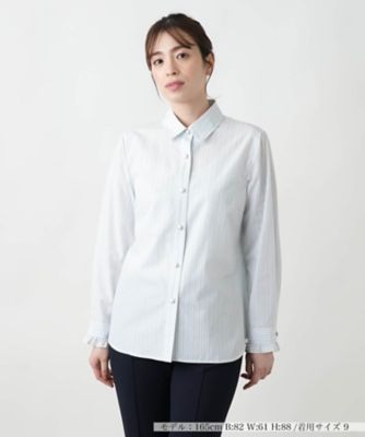 ＜Leilian (Women)＞ストライプブラウス