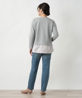 ウォッシュデニムパンツ【Ｌ　ＪＥＡＮＳ】