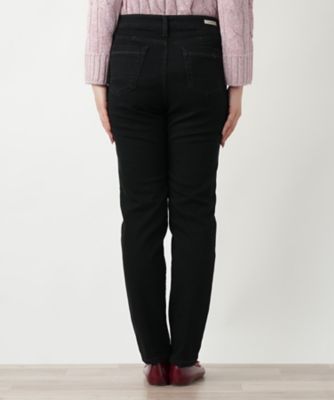 ブラックデニムパンツ【Ｌ　ＪＥＡＮＳ】