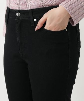 ブラックデニムパンツ【Ｌ　ＪＥＡＮＳ】