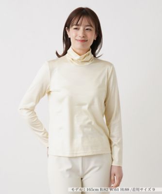 Leilian (Women)/レリアン ハイネックカットソー 54キイロ トップス【三越伊勢丹/公式】