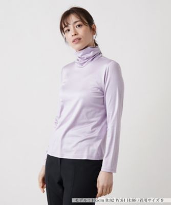 ＜Leilian (Women)＞ハイネックカットソー