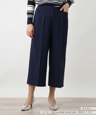 ＜Leilian (Women)＞ストレッチワイドパンツ