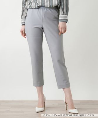 Leilian (Women)/レリアン クロップドパンツ 94ライトグレー パンツ・ズボン【三越伊勢丹/公式】