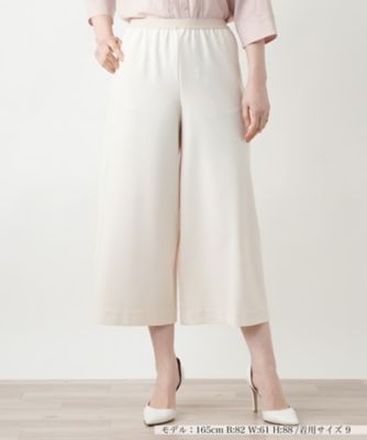 Leilian (Women)/レリアン ガウチョパンツ 80ベージュ パンツ・ズボン【三越伊勢丹/公式】