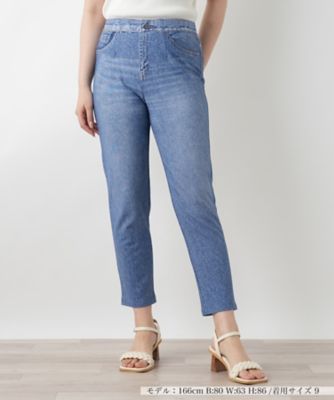 ＜Leilian (Women)＞デニム風プリントパンツ