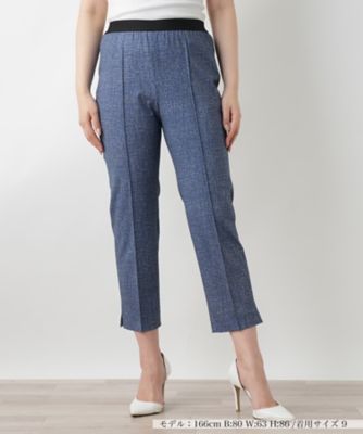 ＜Leilian (Women)＞クロップドスリムパンツ